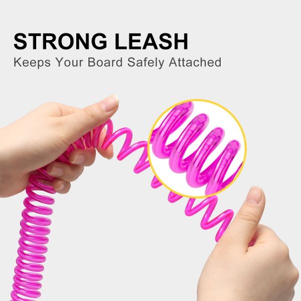 10ft Surf Accessories Leash for Surfboard SUP Board Air SUP Wind Surfing Kite Surfing