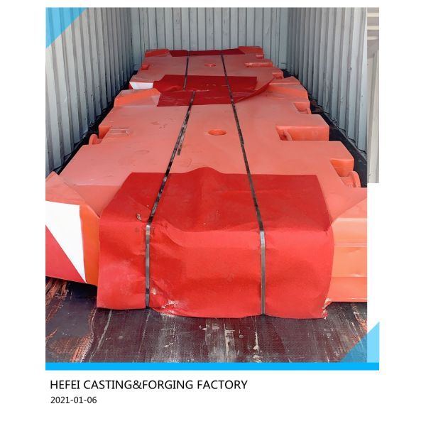 Counter Weight 10000kg GG150 Vacuum Casting Products