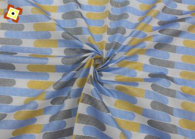 Off White Yellow Bedding Mattress Quilting Fabric Warp Knitted Dustmite Proof