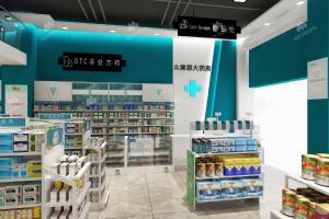 03-GJZYS001,ハイショウの先端のプロフェッショナルスタイルの薬局店 83平方メートルの内にある 35つの主要設備を備えており,予算は約$6,622