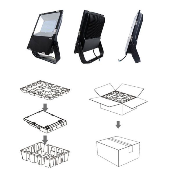 Weatherproof 70 Watt  Outdoor LED Flood Lights 4500K  For Warehouses
