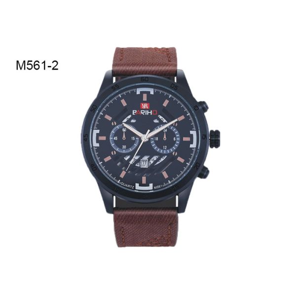 Fashion Design Men's Quartz Watch  Multifunctional Chronograph Water Proof M561