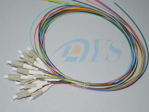 Estábulo de fibra óptica 0.9mm de 12 conectores do LC do núcleo para redes locais