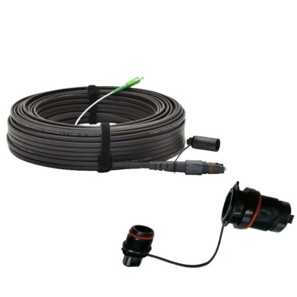 FTTA IP68 Waterproof 9 Connectors Slim Design for Huawei 9 in 1 Fiber Optic Equipment