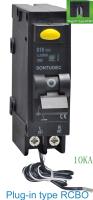 10KA branchent le disjoncteur IEC61009 40A 30mA 1P+N de RCBO