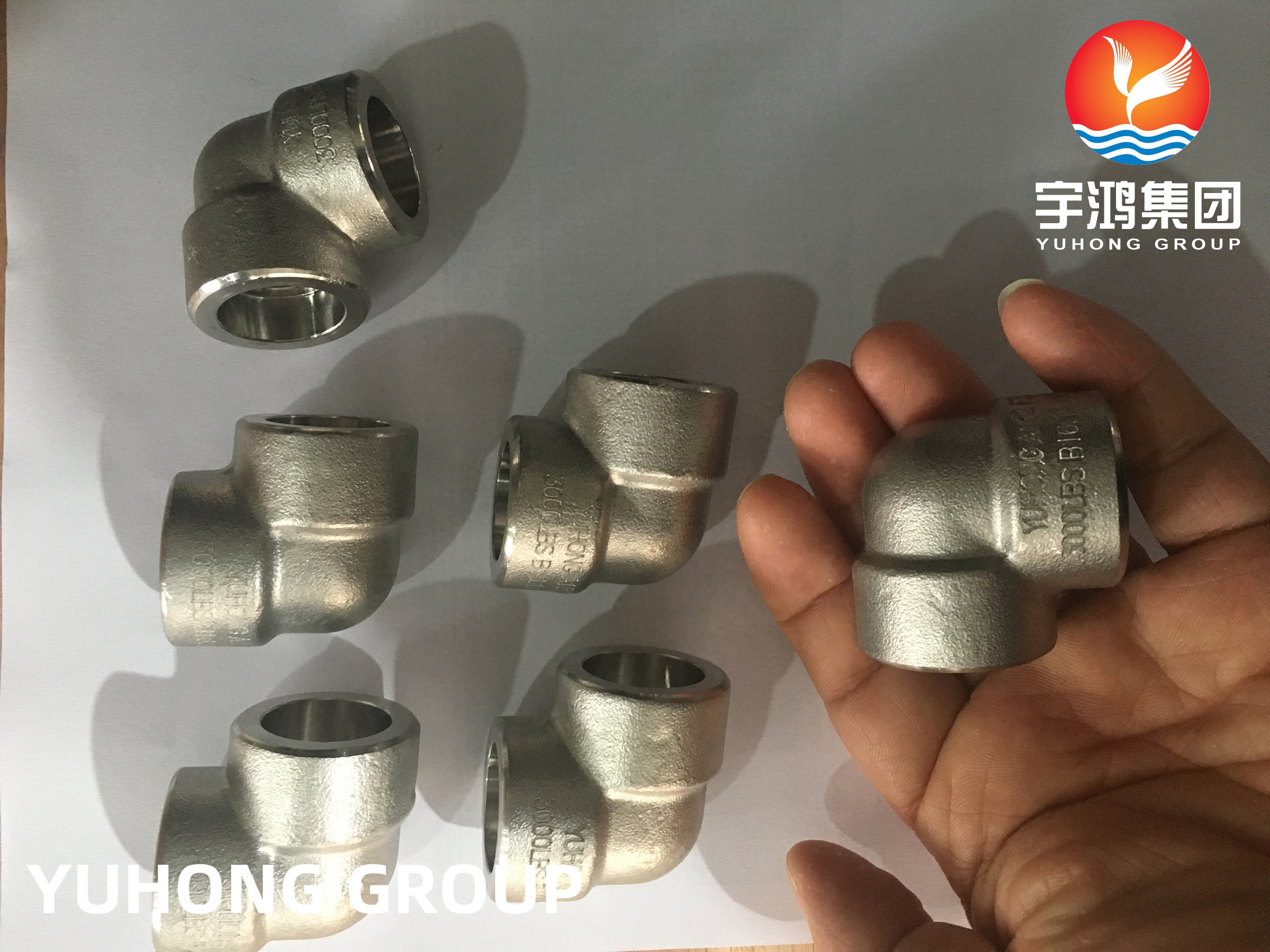 Нержавеющая сталь выковала приспосабливая локоть ASME B16.11 Welde гнезда A182 F304 3000LB