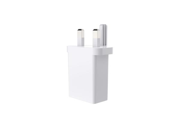 UK Plug Quick Charge 3.0 Wall Charger PC Fire Against Material