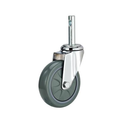 3 Inch 4 Inch 5 Inch Industrial Casters Weight Capacity 100kg PU Swivel Caster Wheels