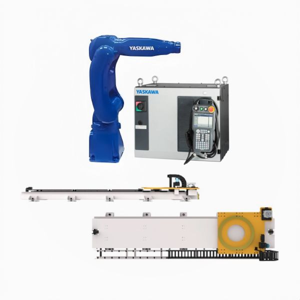 Заваривательный робот Yaskawa 6-осевой 8кг Достижение 727 мм AR700 1 КВА Интегрированный с Lincoln сварной машины