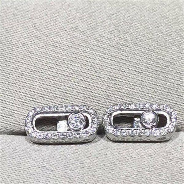 Luxury jewelry Mk With diamond stud earrings 18k white gold yellow gold rose gold diamond Stud earrings