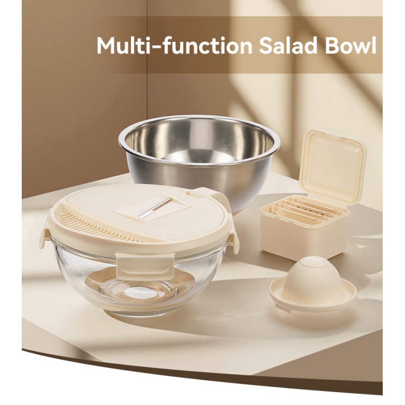 IKOO BPA Free Multifunctional Borosilicate Glass Bowl Professional Sourcing Solution