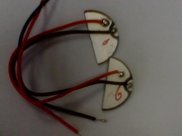 PZT Ceramics 20/1.2 Piezoelectric Ceramic Discs Pzt 5 Heat Resistance