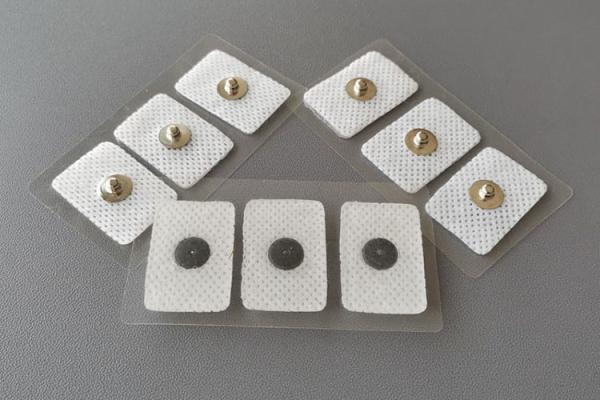 china adhesive round disposable ecg electrodes pads ecg chest electrode3 lead ecg placement of electrodes