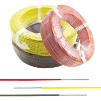 PTFE résistant à la chaleur a isolé des fils argente les câblages cuivre plaqués 600V