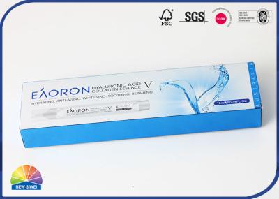 382gsm Silver Paper Folding Carton Box Rectangle UV Print Embossing Finish