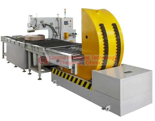 Waterproof Horizontal Coil Wrapping Machine Touch Type Man - Machine Interface Display