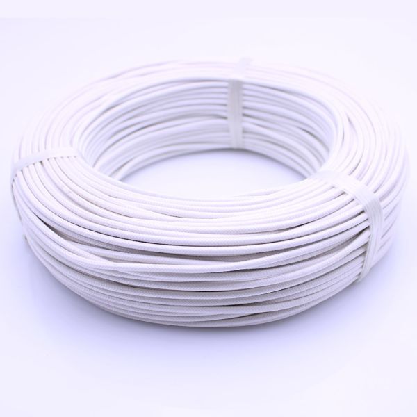 0.3mm 1.5mm 2.5mm Silicone Wire Cable Heat Resistant 300 Deg C Fiberglass Braided