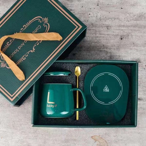 Stay Cozy with Warm Cup Set and Automatic Heating Coasters Shipping Cost Included