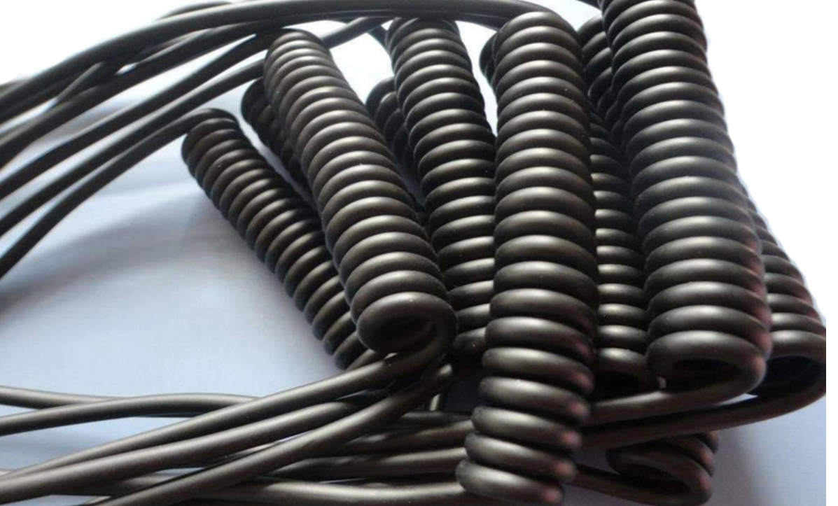 Кабеля шнура катушки весны силы UL спираль пушпульного промышленная Retractable