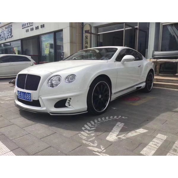 ODM White Bentley Continental Gt Body Kit WD Style Car Skirt Spoiler Body Kit