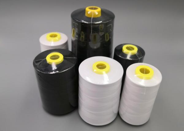 Industrial Sewing Machine Thread Raw White Polyester Yarn Coats Sewing Thread Black Thread