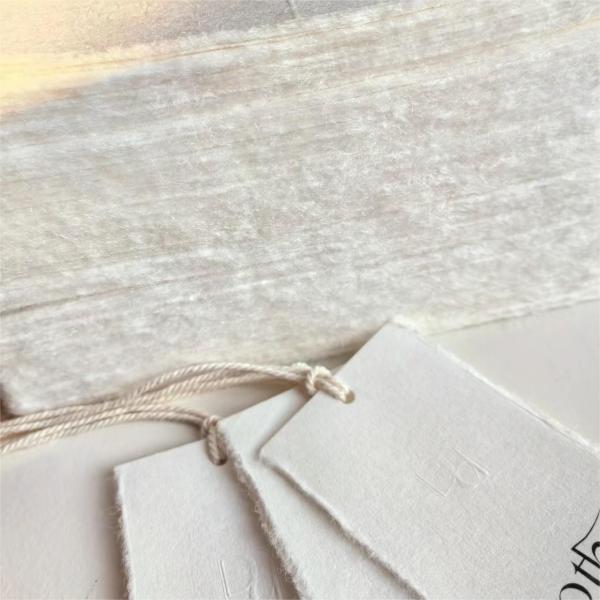 Cold Stamping Custom Gift Tags Paper Anti Counterfeit Labels Kraft Paper Hang Tags Printable