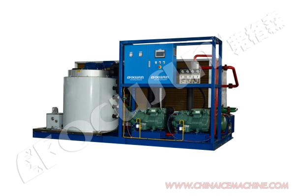 Venda direta por máquina de gelo em flocos de 10 T com modo de arrefecimento A/W e tensão 380v/50hz/3p