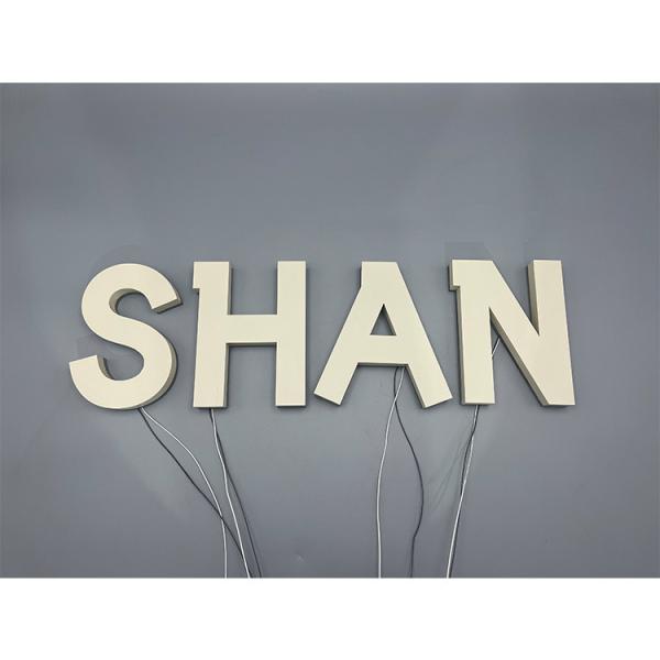 LED Commercial Advertising Letter and Words Sign Backlit Edge Lit Channel Sign 3D LED Letter Sign