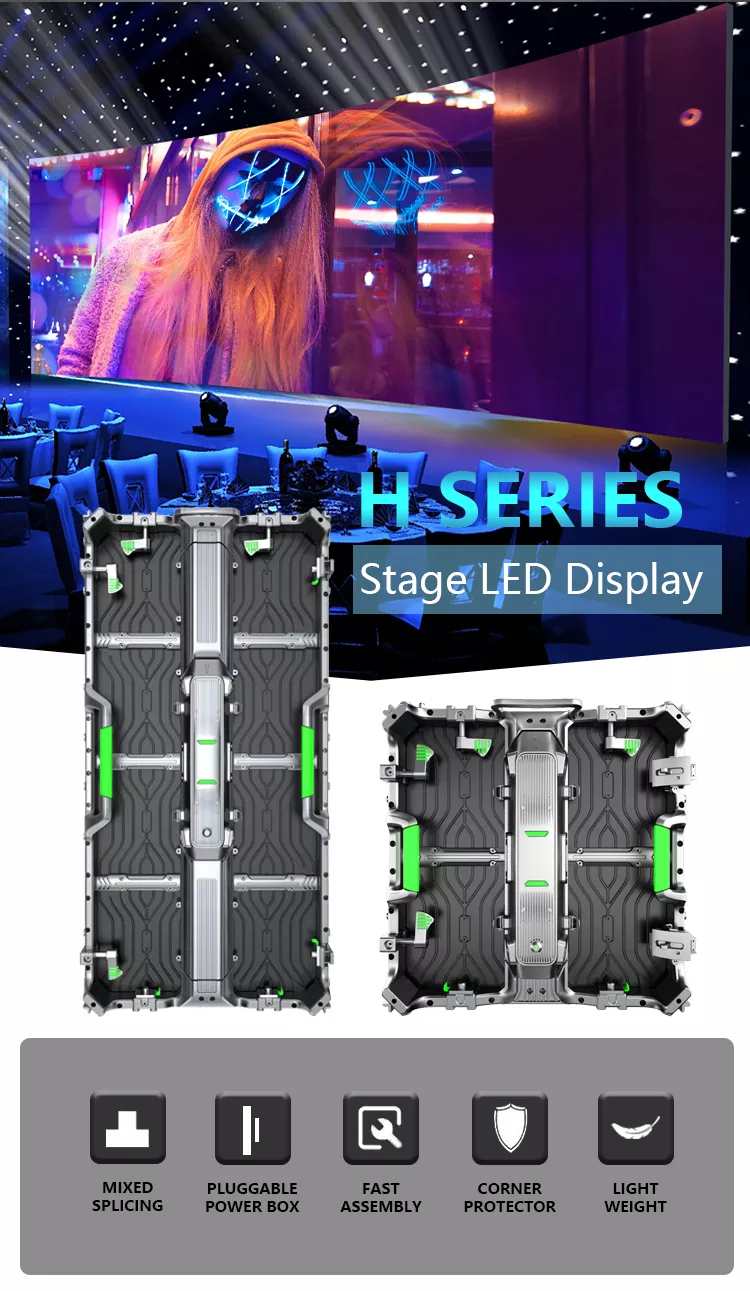 Full Color P3.9mm Outdoor LED Display Screen 500x500mm Die Casting Aluminum