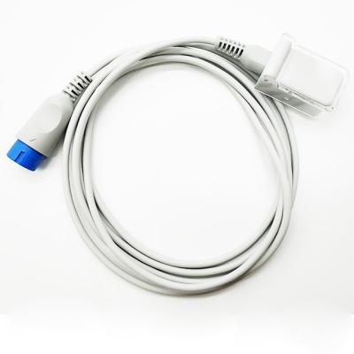 Compatível Comen 12 pin SPO2 cabo de extensão TPU material médico / acessórios