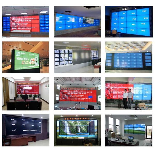 Advertising Video Wall Display Monitors , DID Multi Screen Video Wall Low Heat Radiation