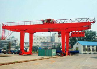 50 Ton Container Double Beam Gantry Crane , Spreader Overload Protection Industrial Gantry Crane