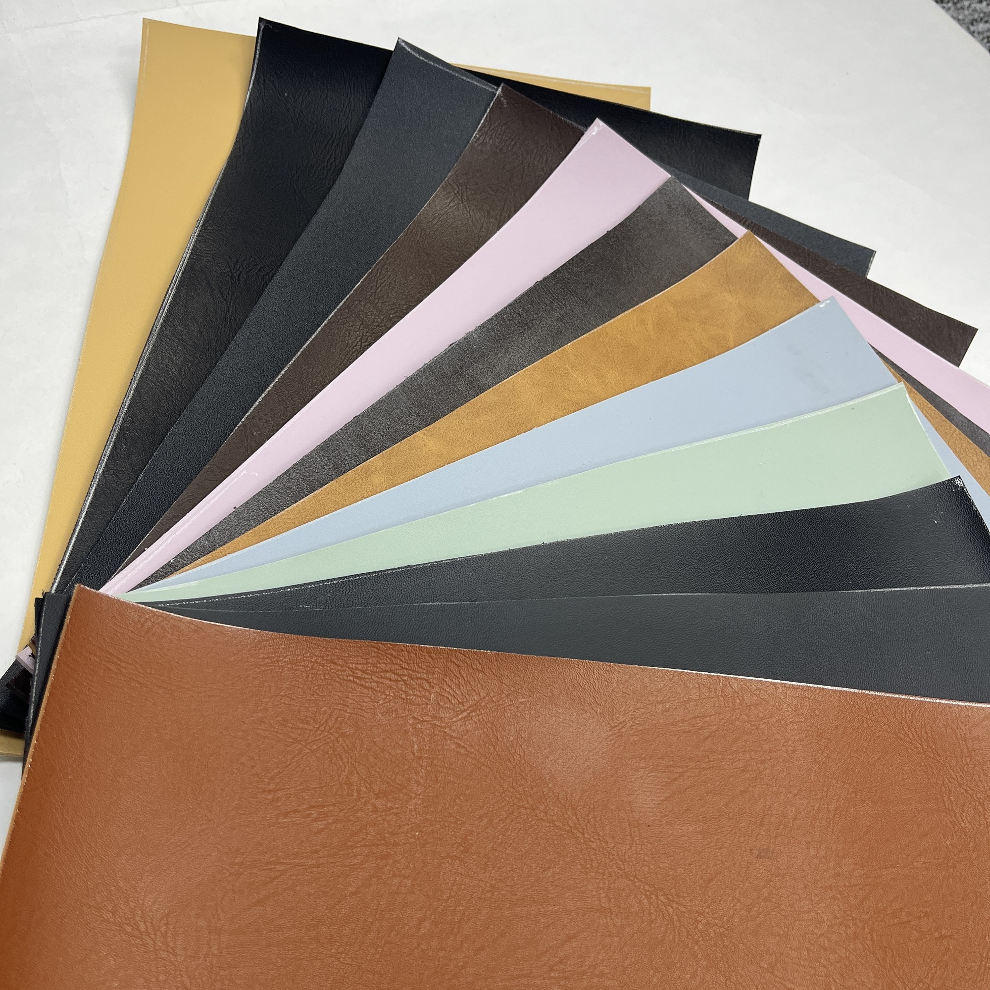 Free Sample Waterproof Skin Pattern Eco Friendly PVC Leather Fabric, Customization Synthetic Leather for Shoes Upper