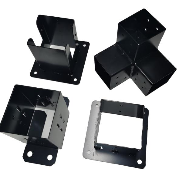 3-Way Corner Brackets Pergola Kit 4x4 Lumber 6x6 Post Anchor