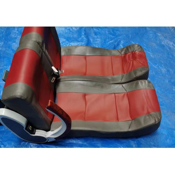 Bus Parts 7204-00440 Double Seat/Group Red Passenger Seat for Zhongtong Bus Year 2005-