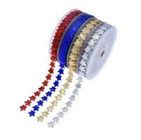 15 mm * 15 m ruban à fil d'étoile à ultrasons Ruban Jacquard à motif simple