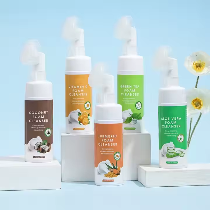 OEM ODM Customizable Formula Brand Tea Tree Sensitive Skin Cleansing Foam Makeup