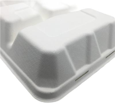 Recipientes 45g para viagem biodegradáveis Microwavable de 23×22×5cm