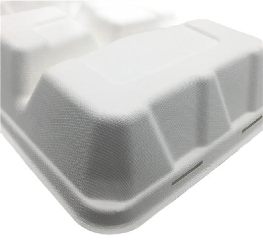 Recipientes 45g para viagem biodegradáveis Microwavable de 23×22×5cm