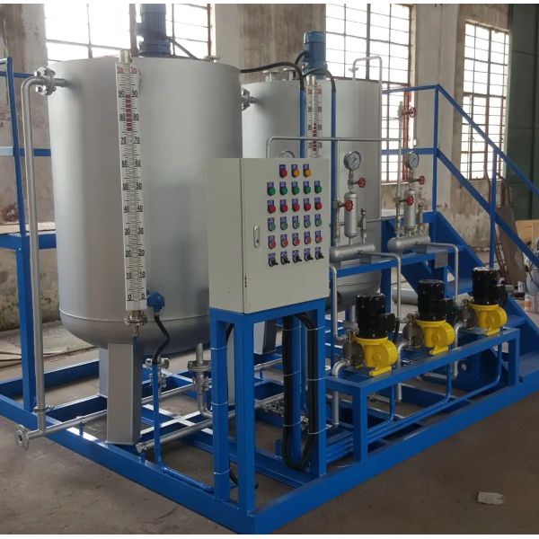Industrial Diaphragm Dosing Pump , Automatic Dosing System For Wastewater Treatment