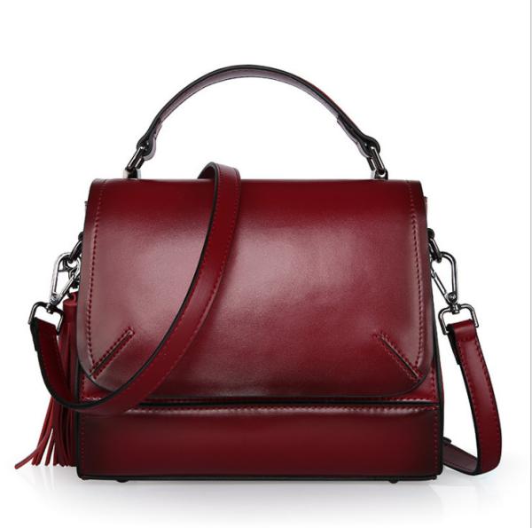 Real Leather Tote Bags for Women Retro Single Shoulder Bags Lady Daily Handbags