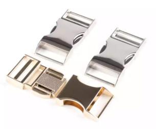 Fashion Pet Leash Dog Collar Metal Side Release Buckle Zinc Alloy