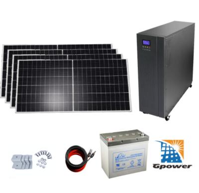 ROSH MC4 Connector Solar Panels Plus Battery Storage 10kw Off Grid Solar System
