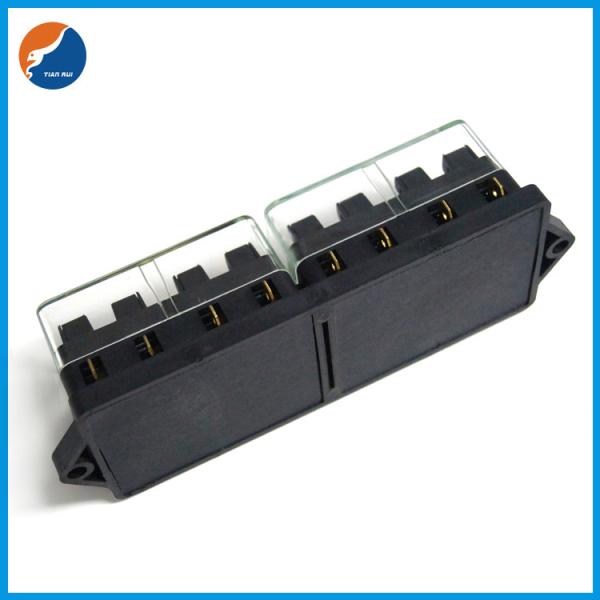 30A DC12V 24V 32V 8 Way Fuse Block PA Base PC Cover ATO Fuse Box