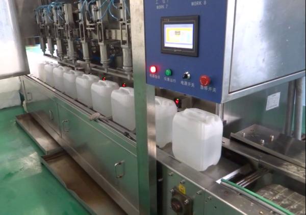 Automatic 10L Volumetric Filling Machine Liquid 250mm