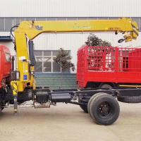 bras droit petit Lorry Mounted Crane du tonnage 10t standard