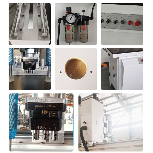 800x750x1700mm Single Line Number Hinge Boring Machine for Vertical Cabinet Drilling