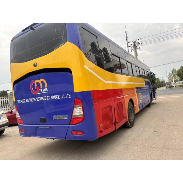 72 Seats Left Hand Drive Passenger Bus with Euro 4 Emission Standard Engine Capacity 8L
