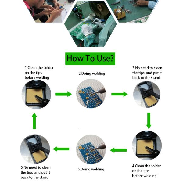 Lead Free Soldering Iron Tips 500 Series With Lasting Long Life SGS Certificates