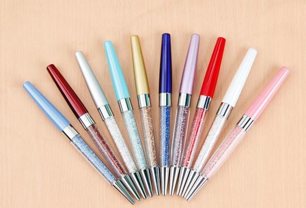 The New Diamond Metal Ball Pen Advertising High-grade Crystal Gift Metal Pen